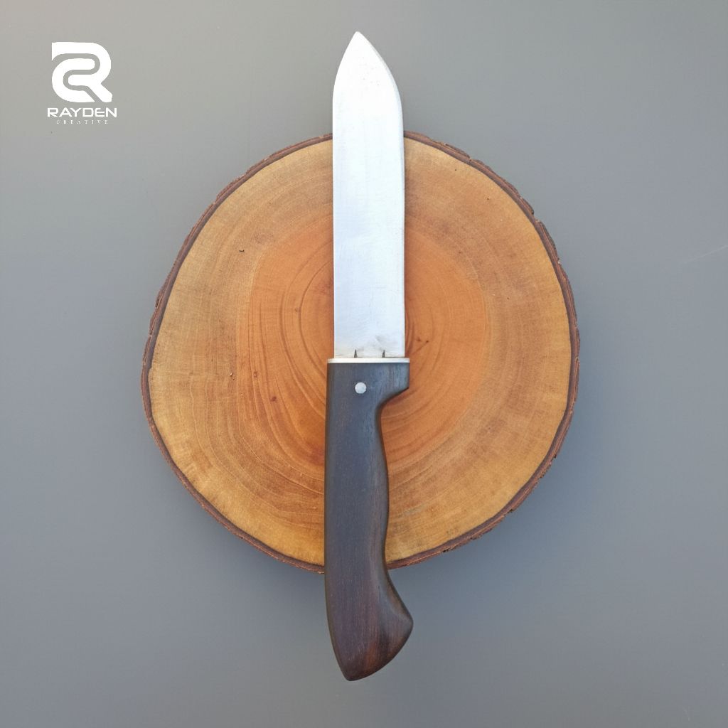 Pisau Dapur 6 inch RD-GEN003/0925 pisau daging/buah chef knife bahan baja super tajam model bowie