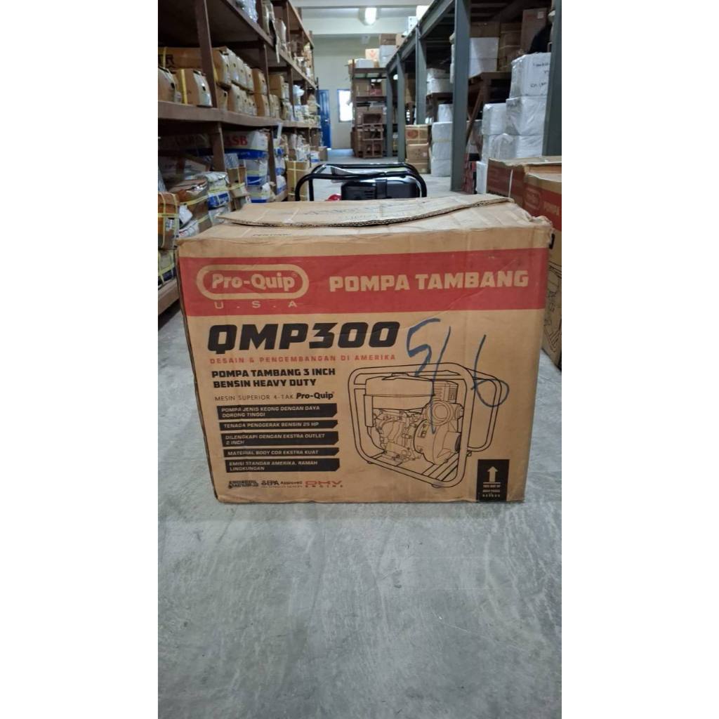 WATER PUMP PROQUIP QMP300 25HP/3 INCH MODEL TURBO | POMPA TAMBANG | POMPA ALKON 3" KEONG TURBO PROQU