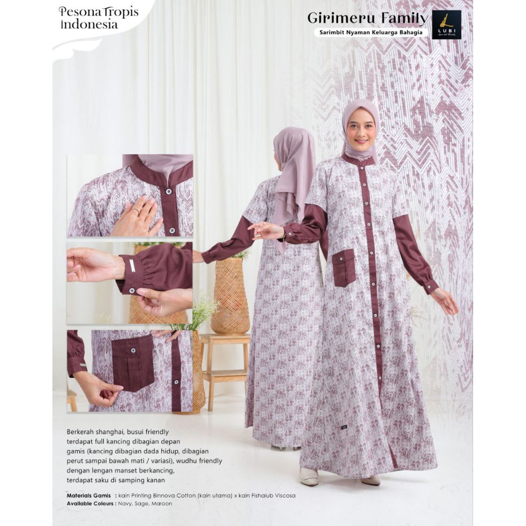 GAMIS GIRIMIRU BY LUBY SERBA 150K