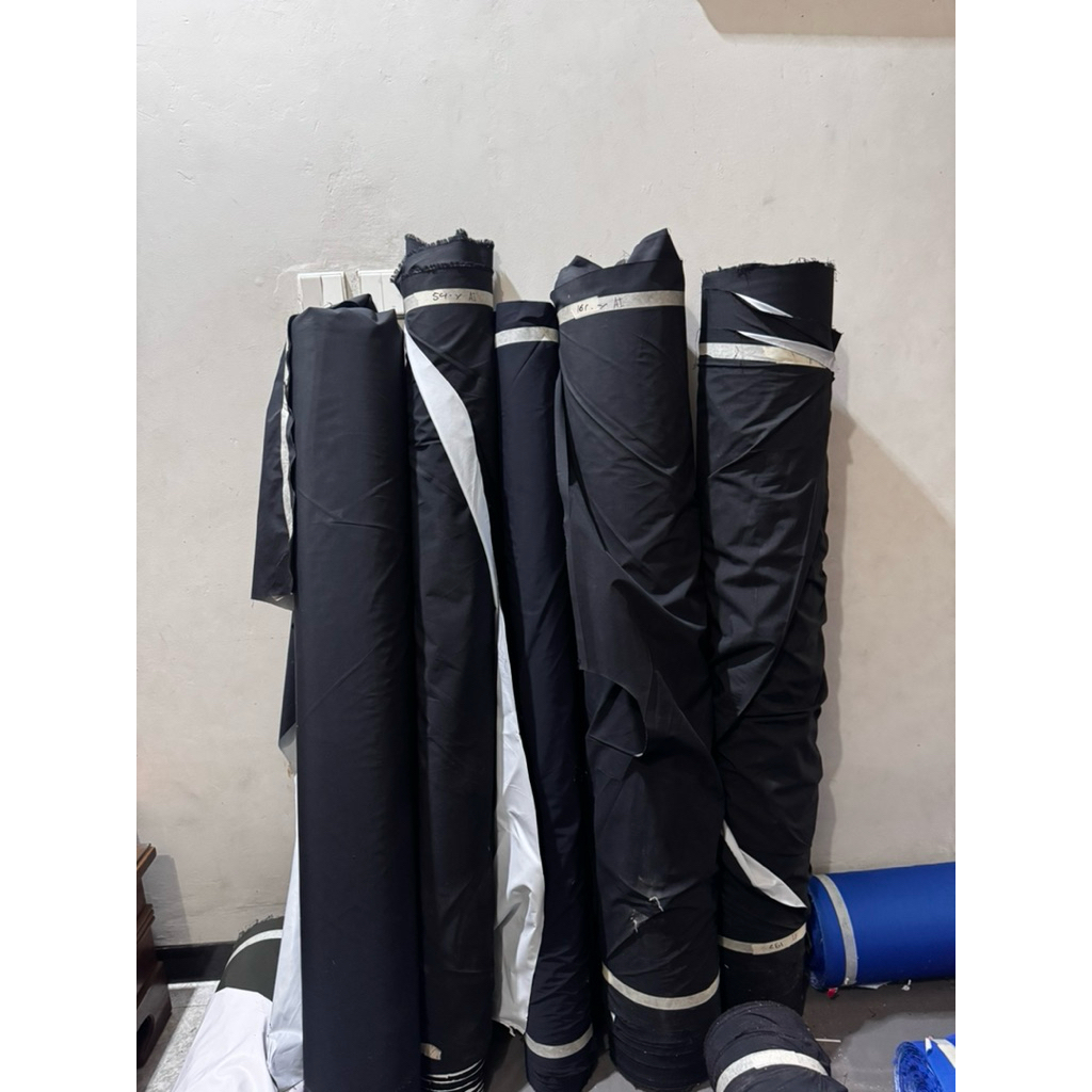 Kain taslan Waterproof Coating Balon Korea ( Bahan Jacket Outdoor, Tent, Raincoat, DII