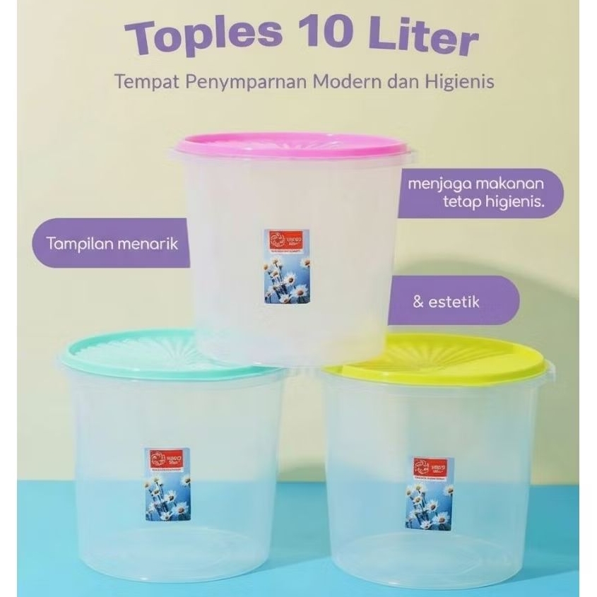 TOPLES SERBAGUNA YOYO STAR 10 LITER / TOPLES KERUPUK WARNA