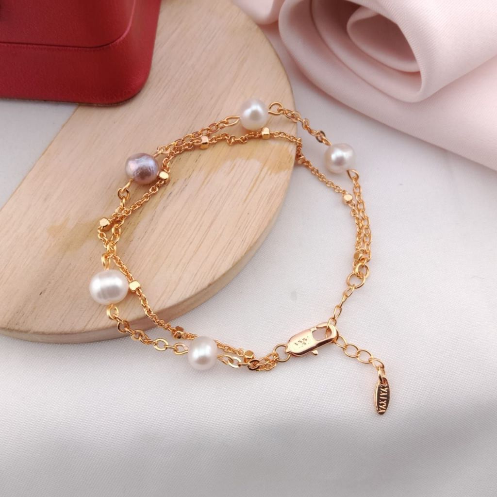 Ariel Pearl Bracelet Gold Filled Lombok