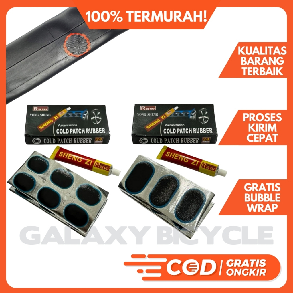 Cold Patch Rubber Tip Top Koyo Alat Tambal Ban Dalam  Penambal Semua Jenis Ban Dalam Sepeda Motor Mo