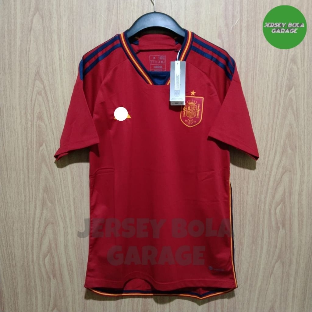 Jersey Bola Spain Spanyol Home 2022