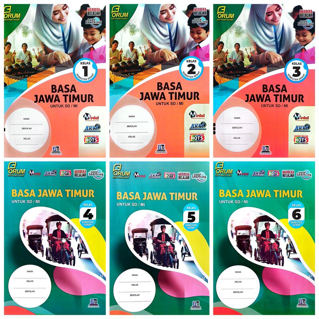 BUKU LKS FORUM SD MI BASA JAWA TIMUR KELAS 1 2 3 4 5 6 SEMESTER 2 GENAP KURIKULUM MERDEKA TA.25/26
