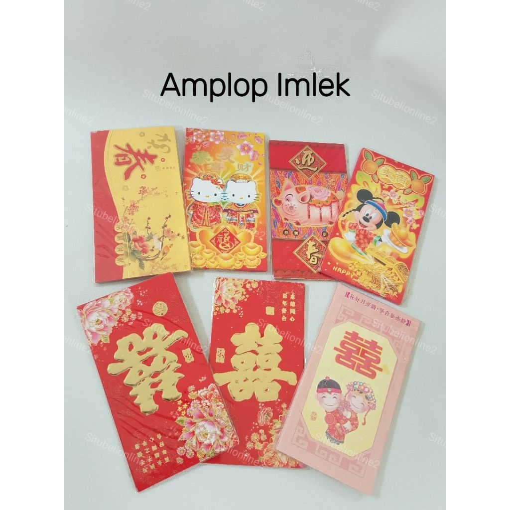 Amplop Imlek - Angpao Besar/Kecil - Amplop Angpao Imlek