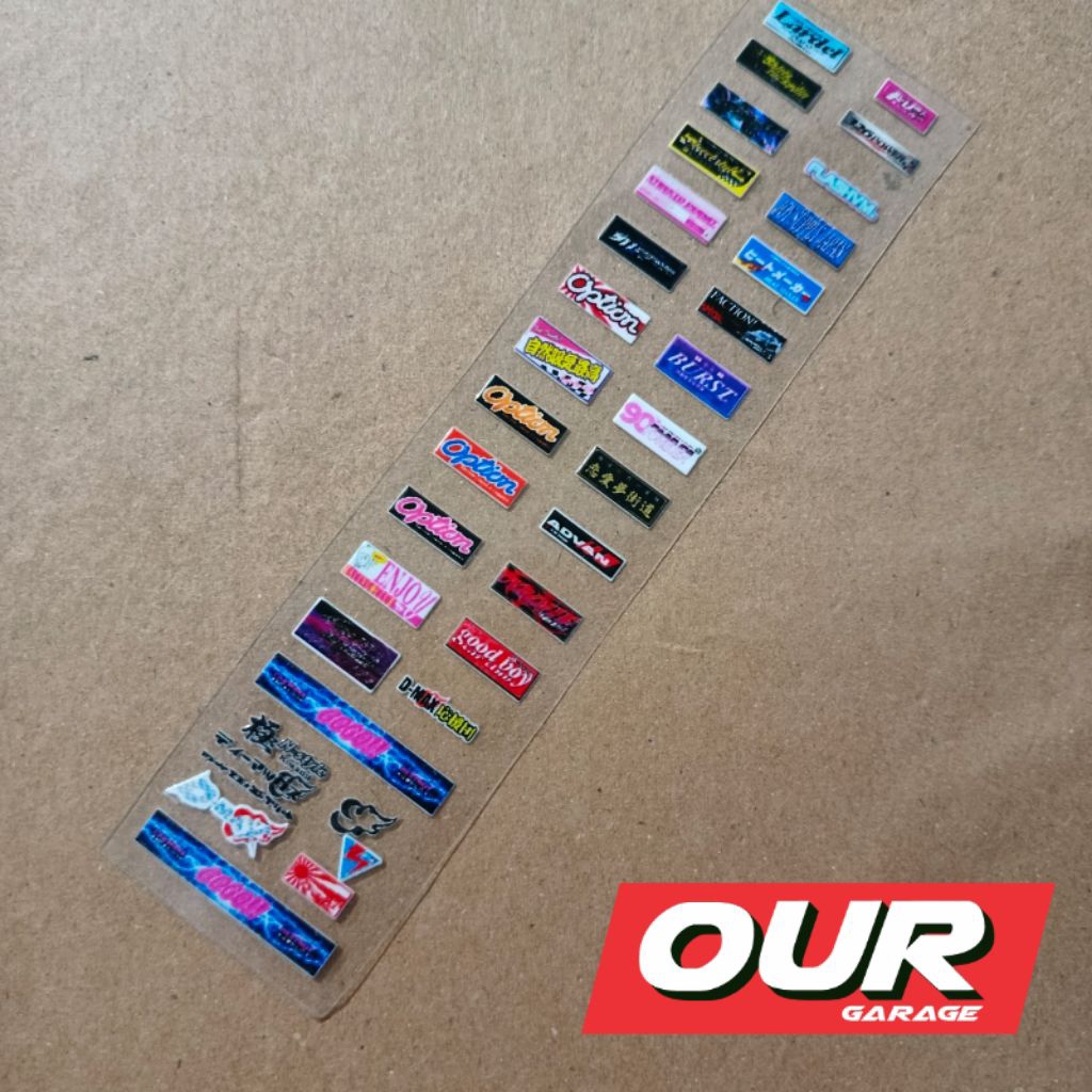 Sticker Slap Windows 1/24 Model Kit Mini RC Drift