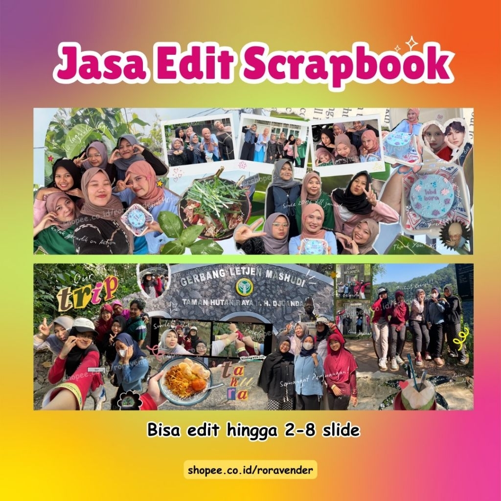 Jasa Edit Foto Scrapbook | Feeds Instagram | Feeds Estetik