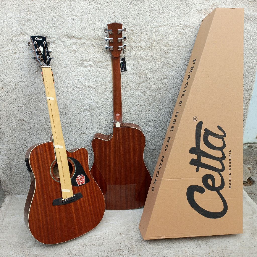 Gitar Akustik Elektrik Cetta CD28MCE - NAT Original