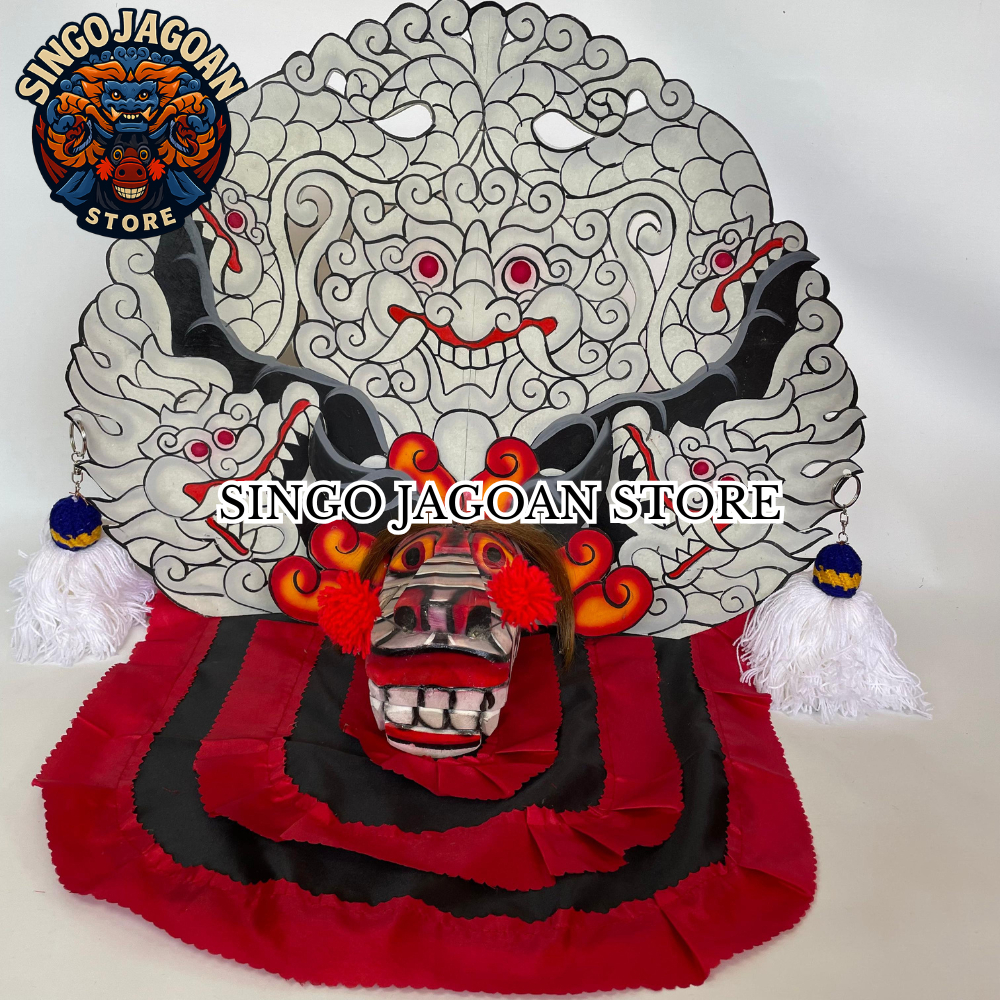 BARONGAN KAYU JAMANG CASPER PUTIH UKURAN NO 4 CAPLOKAN KAPSUL BONUS KEMUL