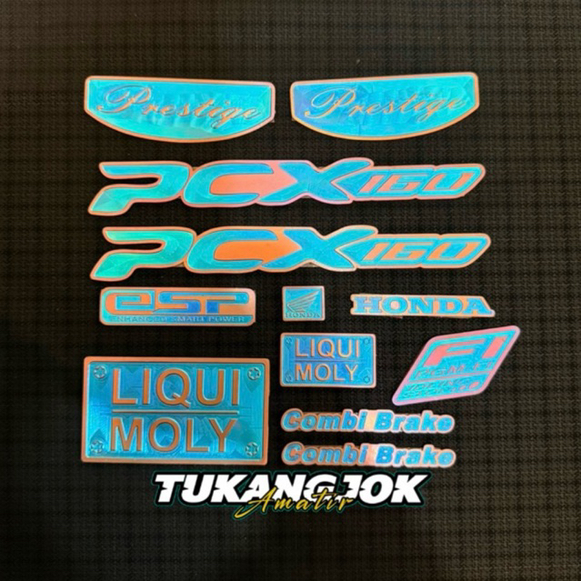 Emblem Body Titanium Pcx 160 Paketan Fulset Titanium Original Vietnam Emblem Body Pcx 150 Pcx 160 Pc