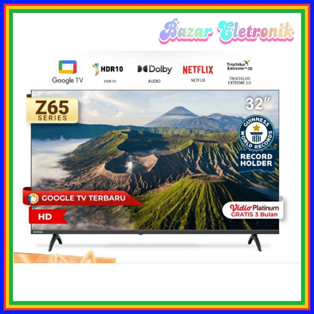 LED COOCAA 32Z65 / LED COOCAA 32 INCH ANDROID TV / COOCAA LED TV 32 INCH 32Z65 ANDROID