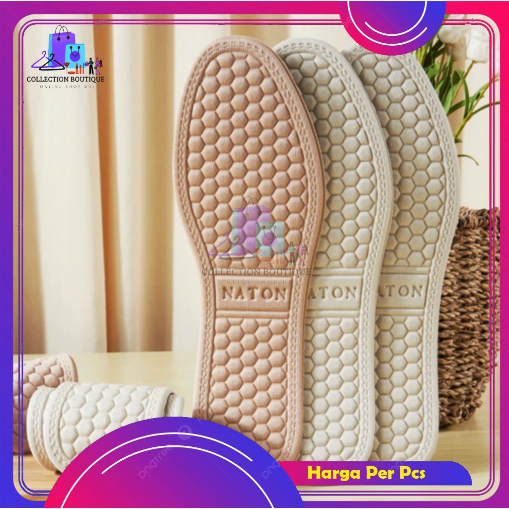 Insole Sepatu SEPASANG / Alas Kaki Breathable Sweat Absorbing Antibacterial / Insole Sepatu Anti Bau