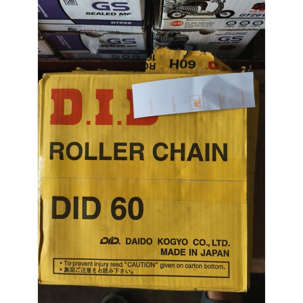 Rantai Roller Chain DID RS 60. Zena / K-120.