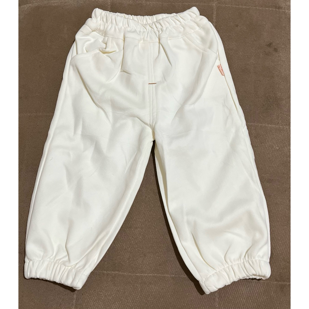 NEW Celana Joger Anak 1 tahun Tag 6 Putih Polos
