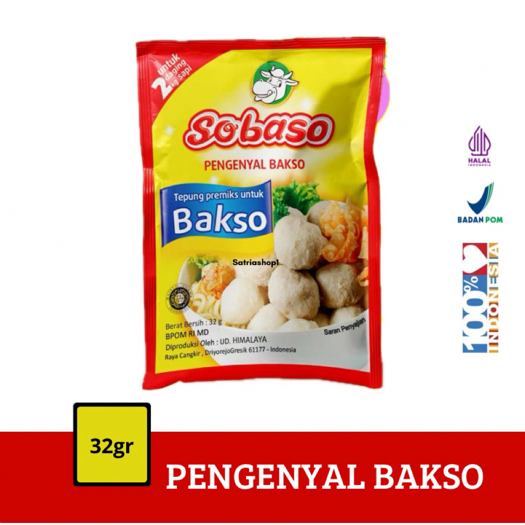 Sobaso Tepung Pengenyal Bakso 32gr