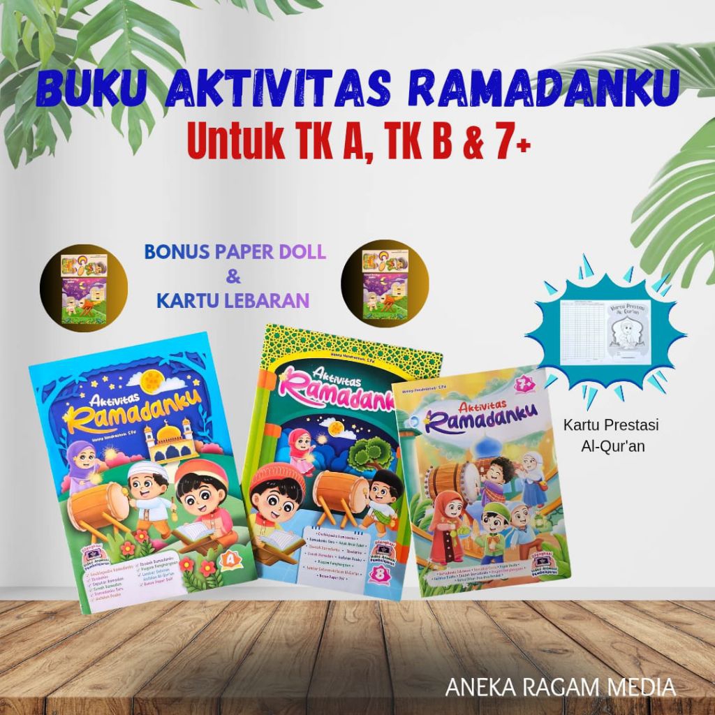 Buku Kegiatan/Aktivitas Bulan Ramadhan (KBR) Untuk Anak Usia Dini ( PAUD/TK )