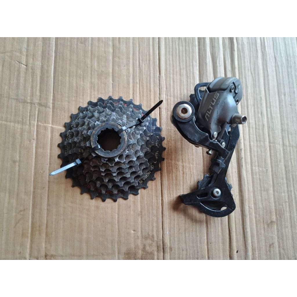 Rd altus+Sporket 8 speed shimano HG Cassete/Slup 11-30T