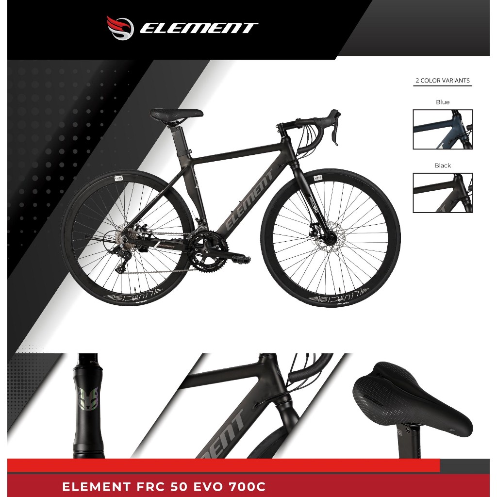 Element FRC 50 EVO Sepeda Balap 700C Roadbike Frame Alloy