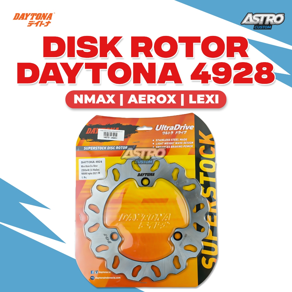 Piringan Cakram Depan Nmax NEW Aerox 155 Lexi 125 Rotor Daytona Wave Style Piringan Disk Brake Rem