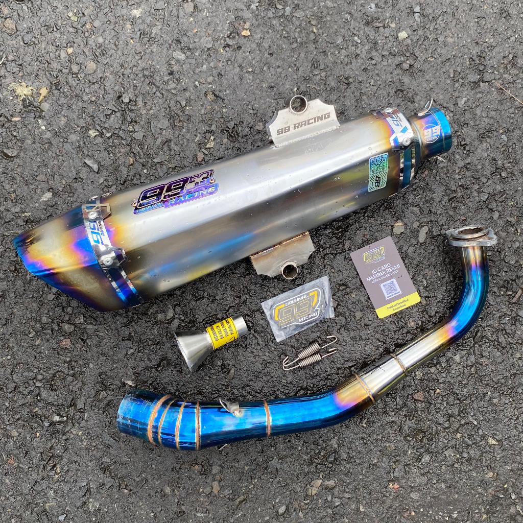 knalpot Honda PCX 150 ADV 150 PCX 160 ADV 160 full system 99 racing type RS-2 stainles