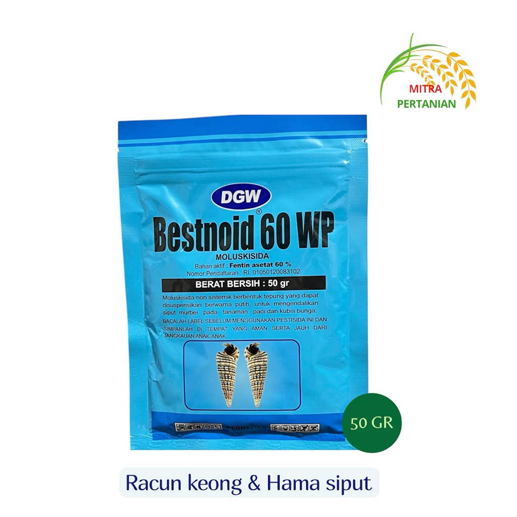 DGW Bestnoid 60 wp 50 Gram, Racun Keong hama siput