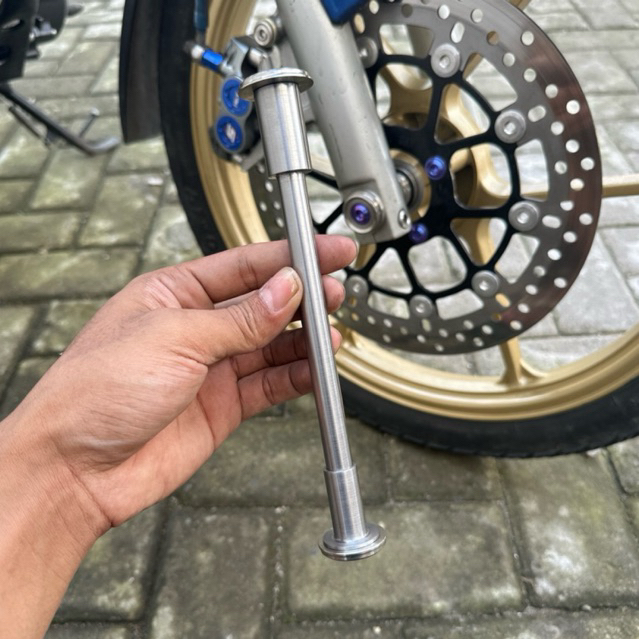 As roda depan NINJA R / RR 12mm / 15mm slim stainless