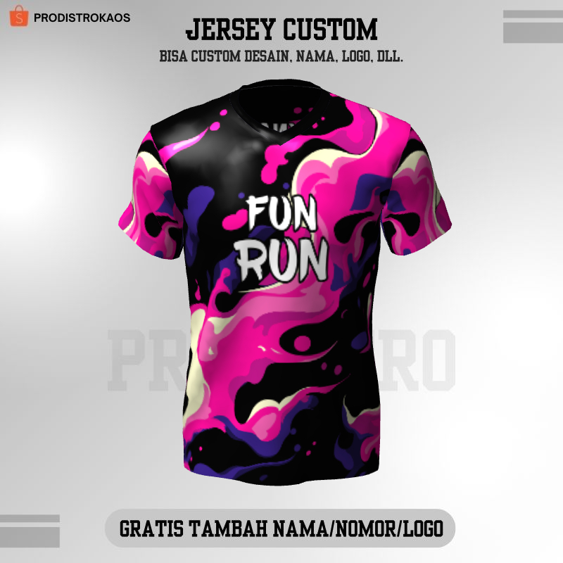 Kaos Jersey Lari 438 - Jersey Joging Fun Run