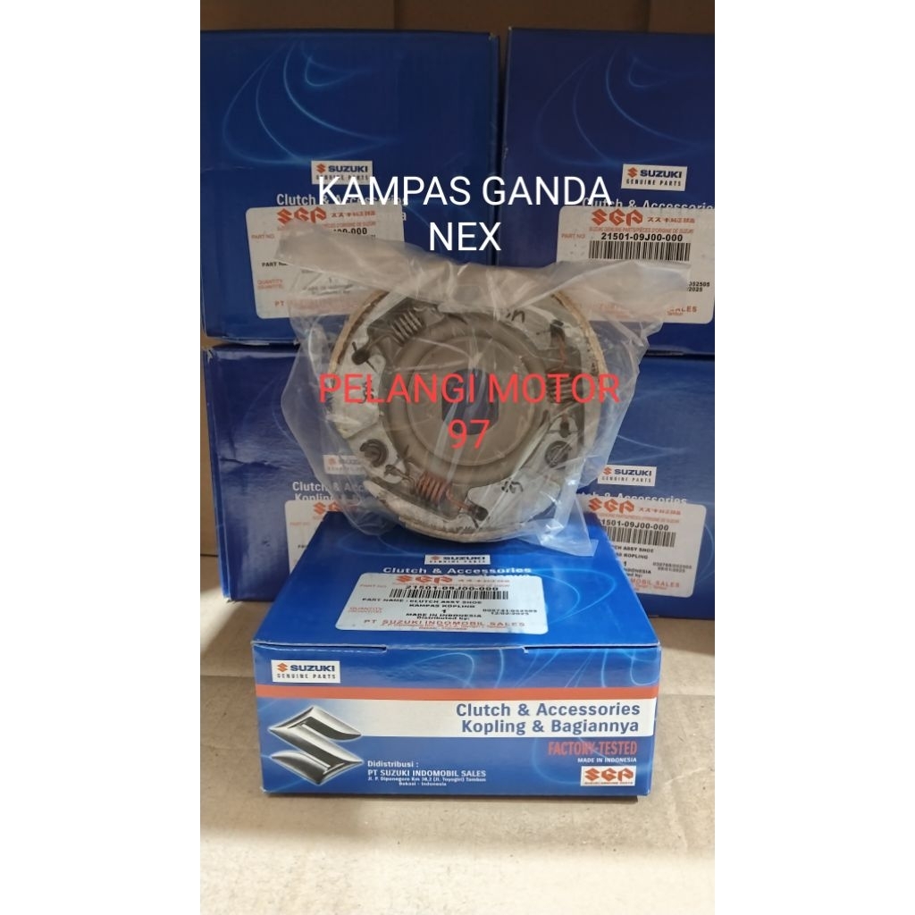 Kampas ganda assy suzuki Nex, address, Lets original