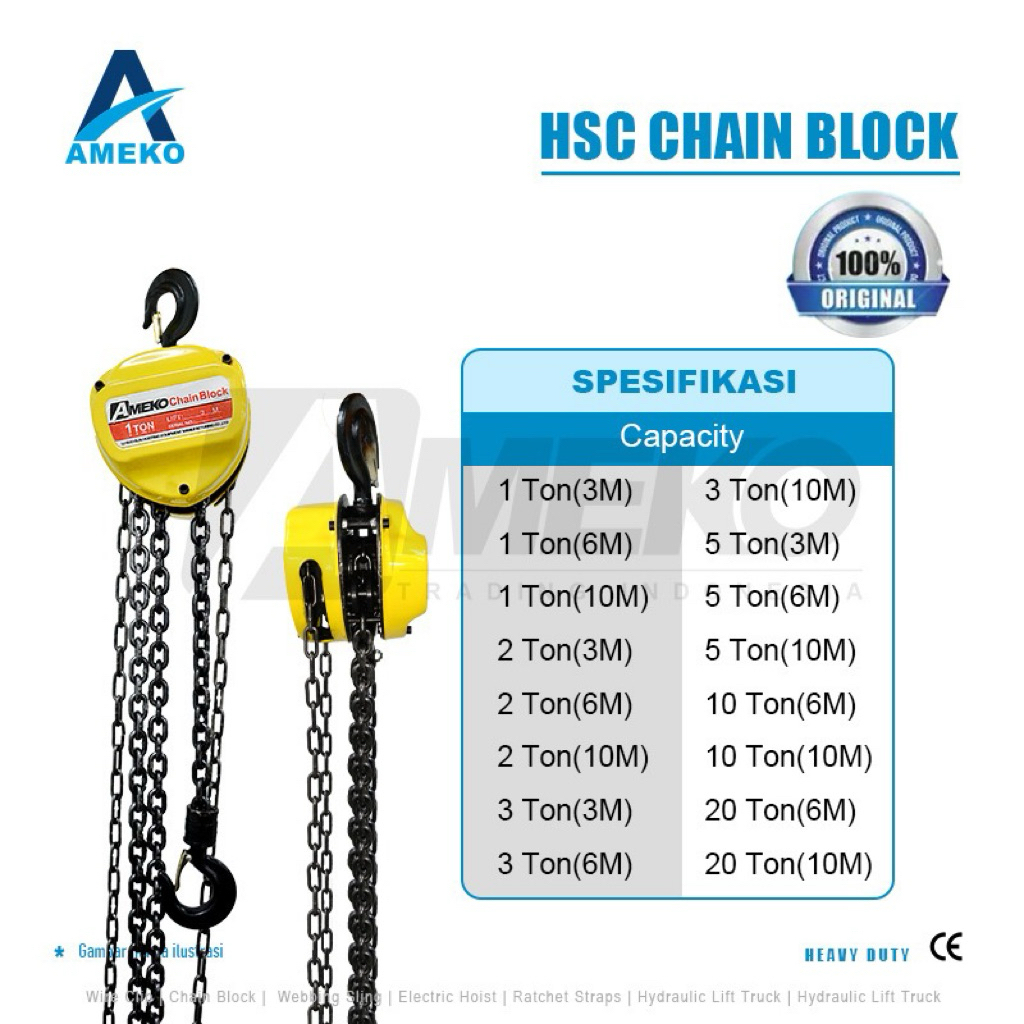 HSC CHAIN BLOCK 2 TON