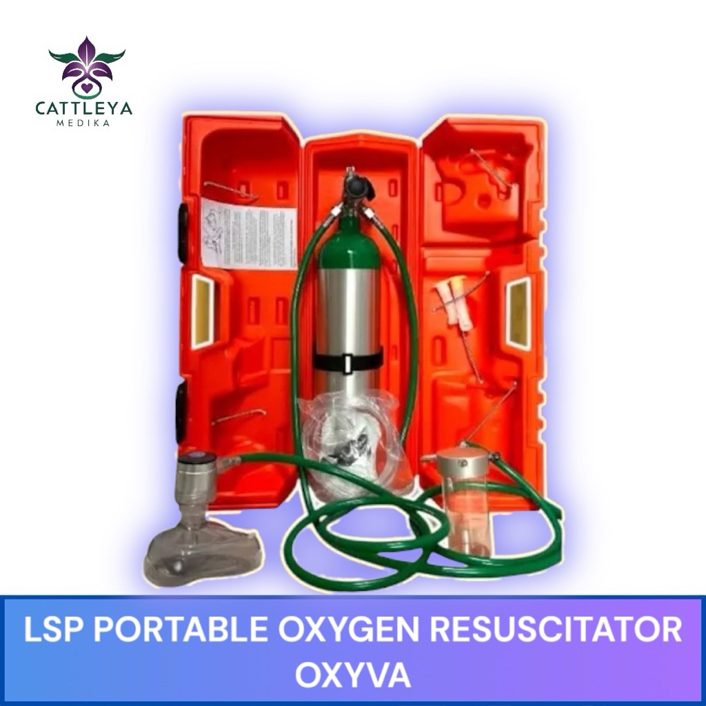 OXYVA LSP PORTABLE OXYGEN RESUSCITATOR / Life Saving Portable Neo Technology / Oksigen Resuscitation