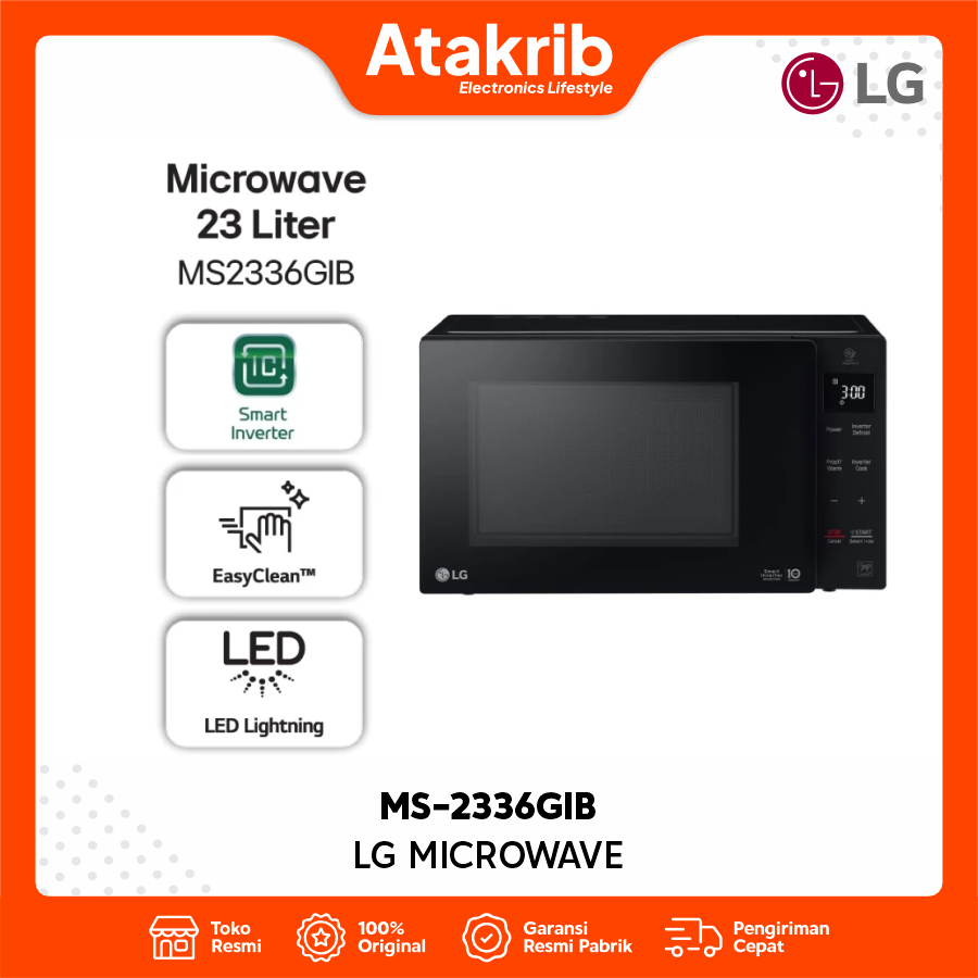 LG MICROWAVE 23 LT MS2336GIB