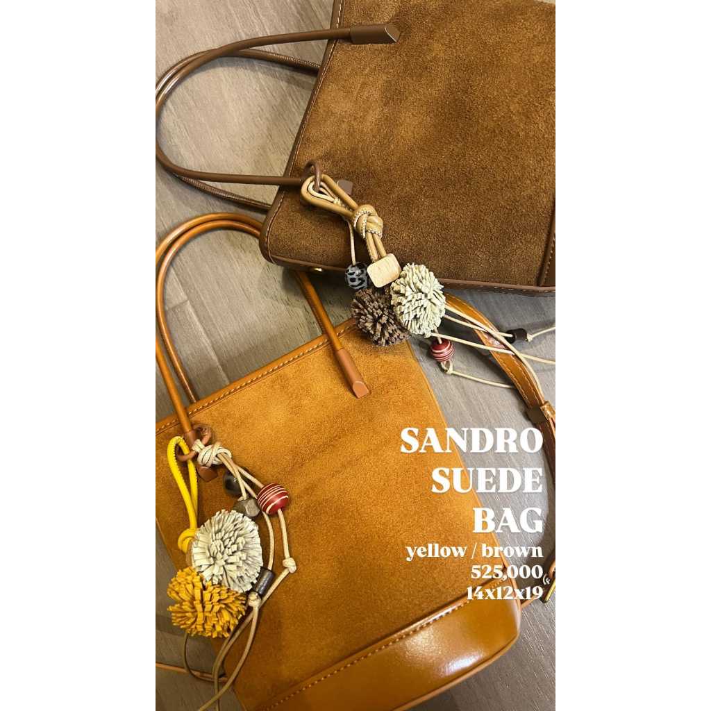Sandro Suede Bag