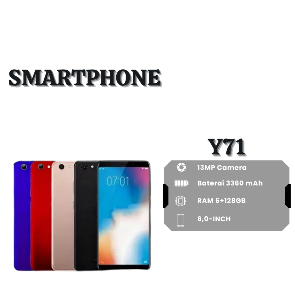 VIVO Y71 RAM 6/128 GB  FULLSET GARANSI