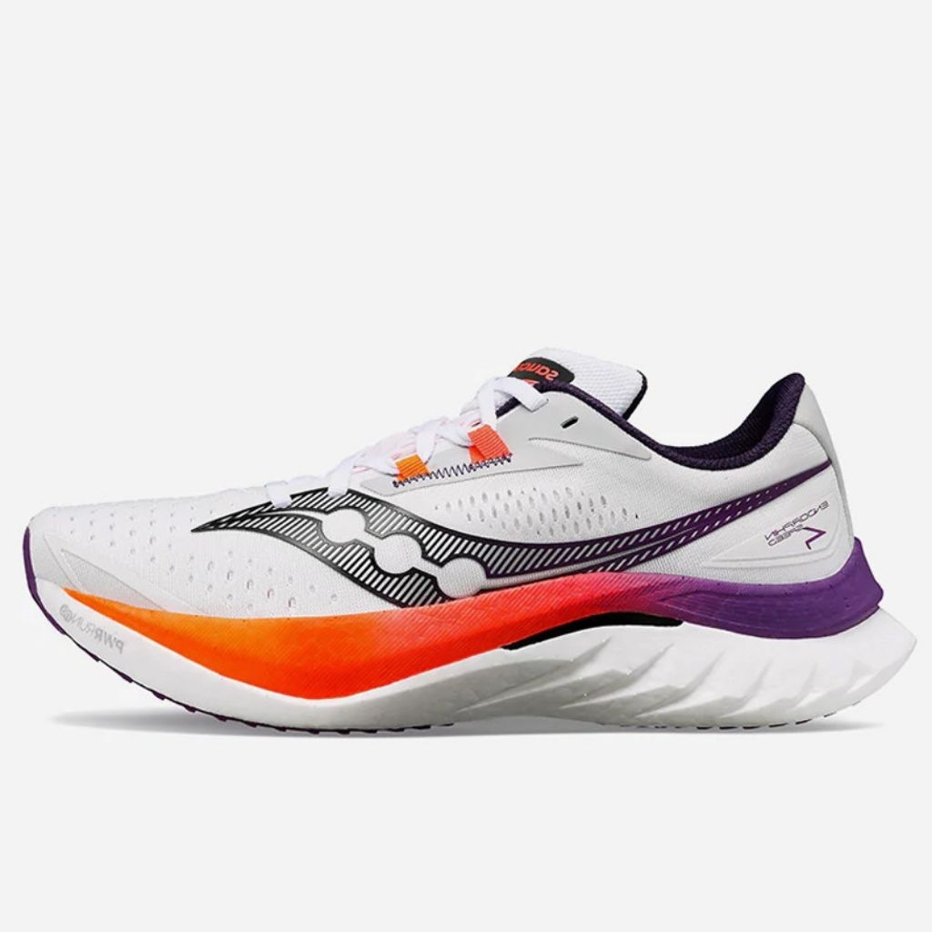 sepatu Running Saucony white purple orange