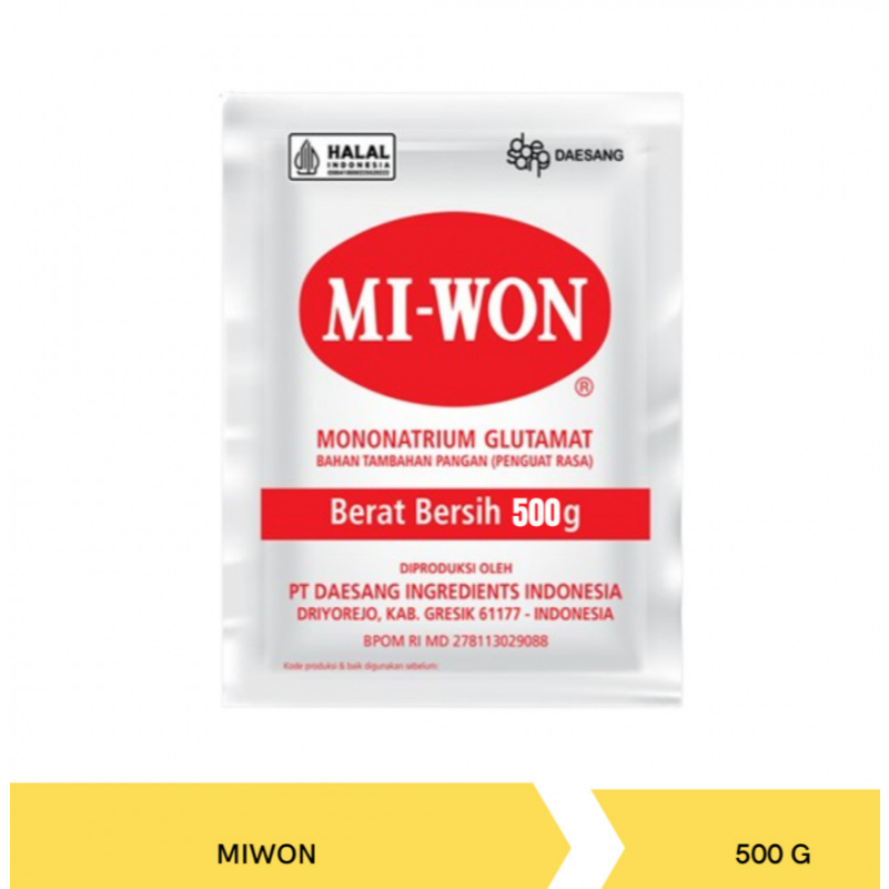 Miwon MSG kemasan 500 gram