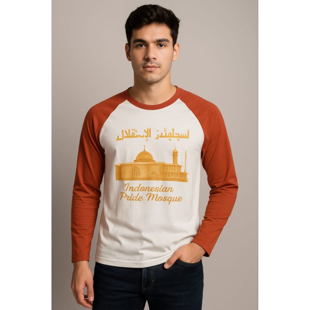 Kaos Atasan Lengan Panjang Masjid Istiqlal