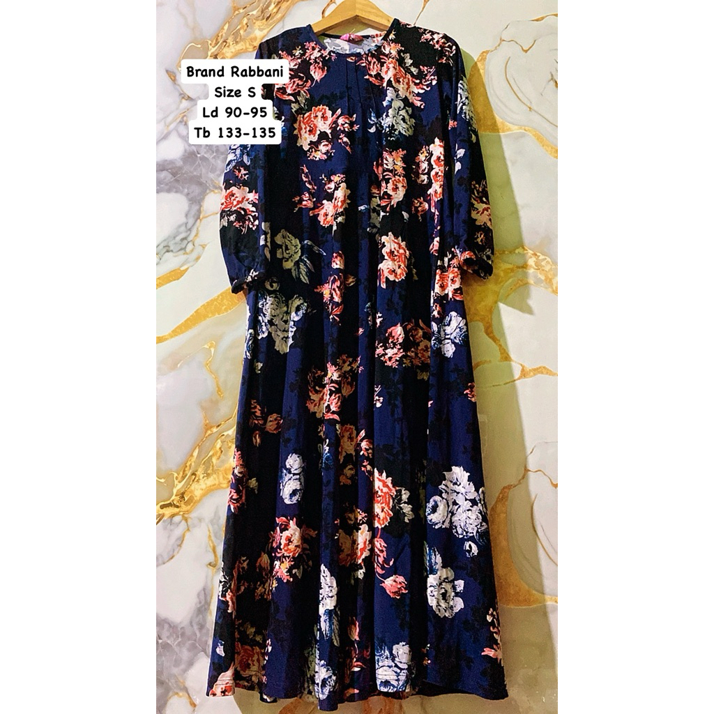 Gamis Wanita Muslimah Brand Rabbani Size S