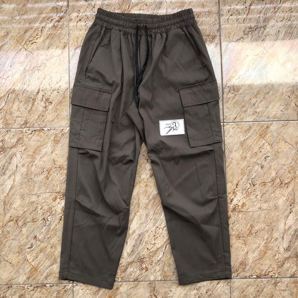 CELANA PANJANG CARGO SEVENSELAH RILEKS ARMY