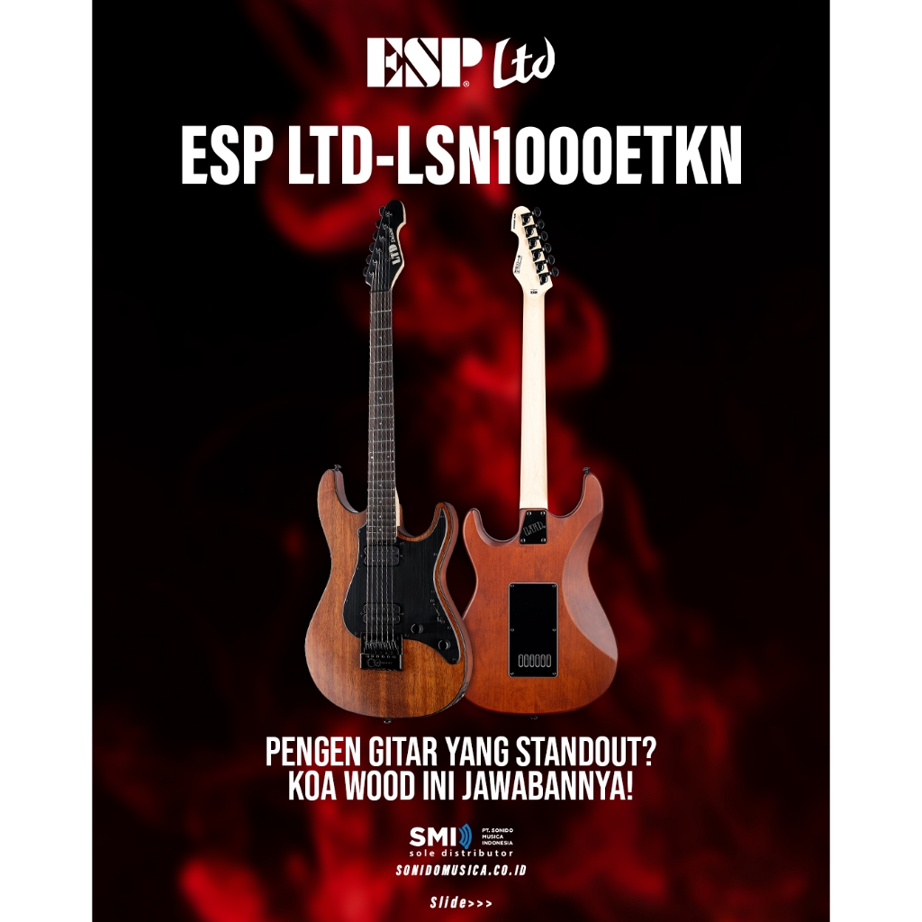 ELEKTRIK GITAR ESP   LTD LSN1000ETKNS - Snapper