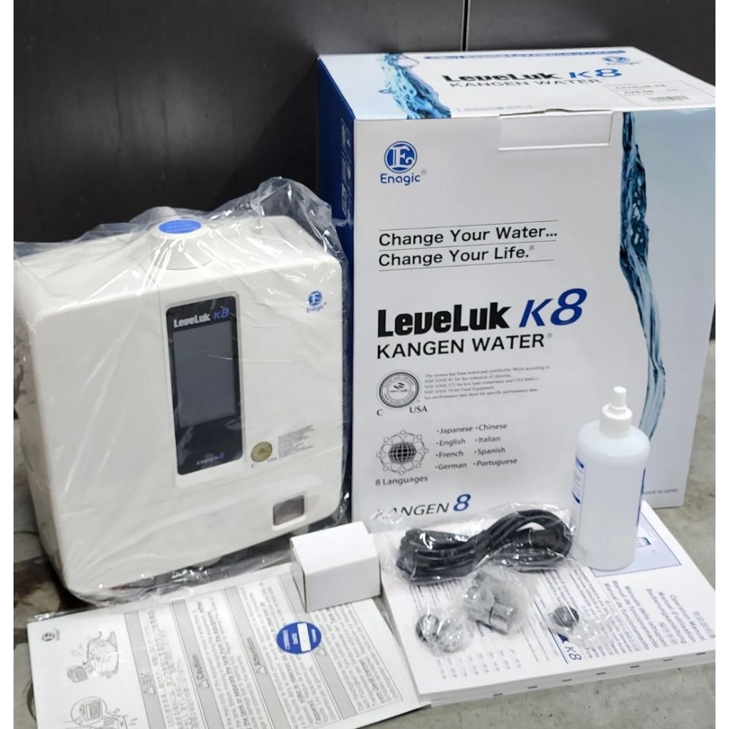 kangen water K8 baru segel best antioksidan free pompa 8plat