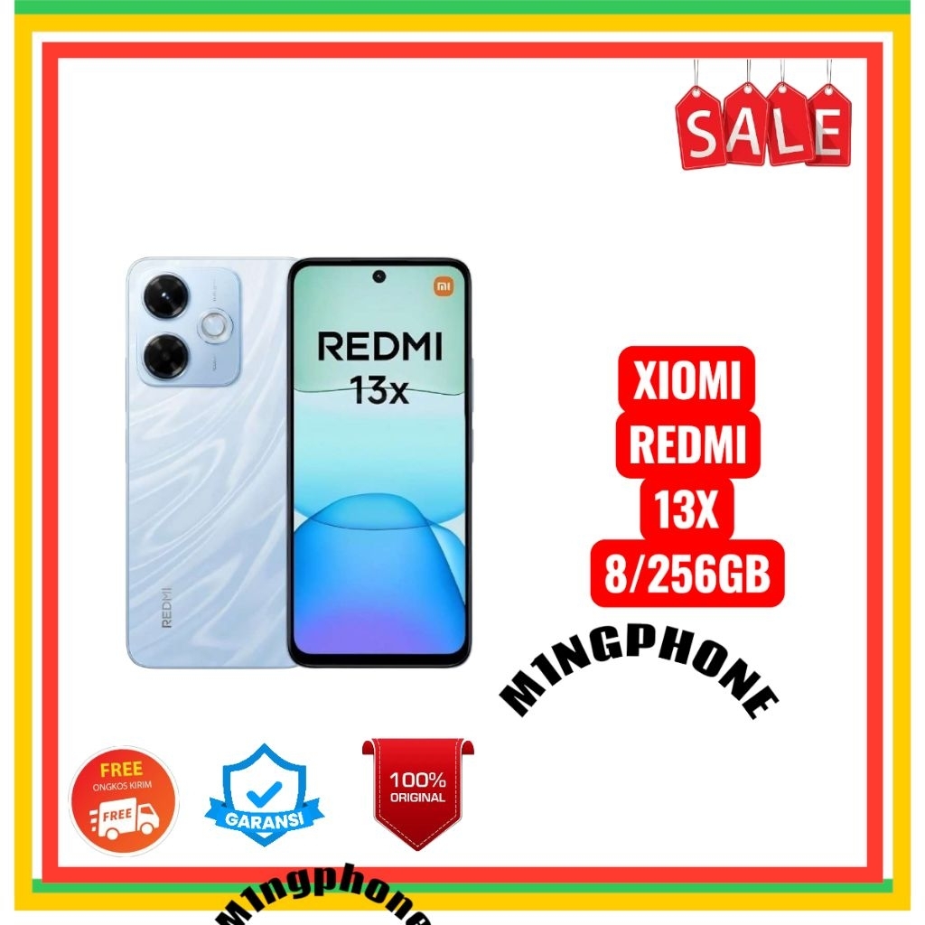 XIOMI REDMI 13X 8/256 GARANSI RESMI SELURUH INDONESIA