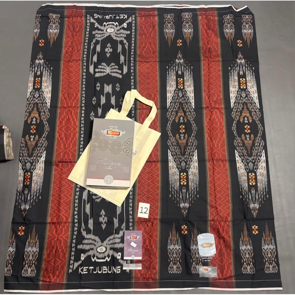 Sarung Ketjubung Platinum Premium DIS, TSI, JSG Silver motif terbaru Elgan - Kualitas Terbaik JM