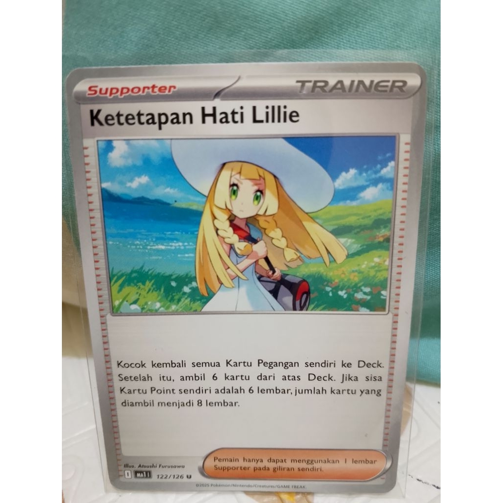 Pokemon TCG Ketetapan hati lillie ind