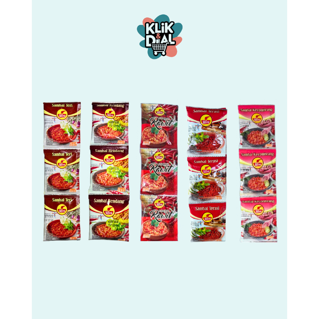 Sambel Uleg Finna Terasi Sachet - Sambel Uleg Finna Rendang Sachet - Sambel Uleg Finna Teri Sachet.-