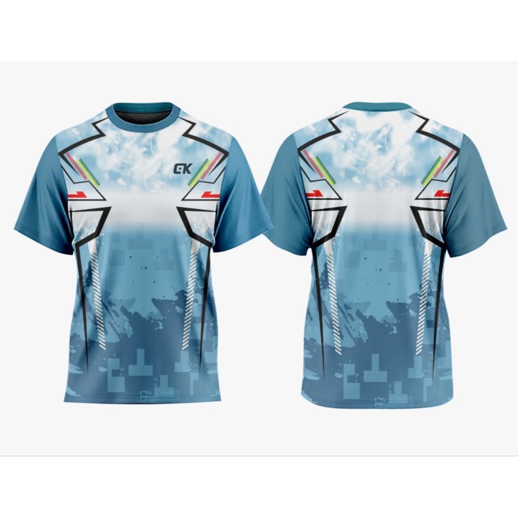 Cod Jersey Full Printing Unisex Dewasa Jersey Voli Full Printing Jersey Futsal Keren kaos Volly Kaos