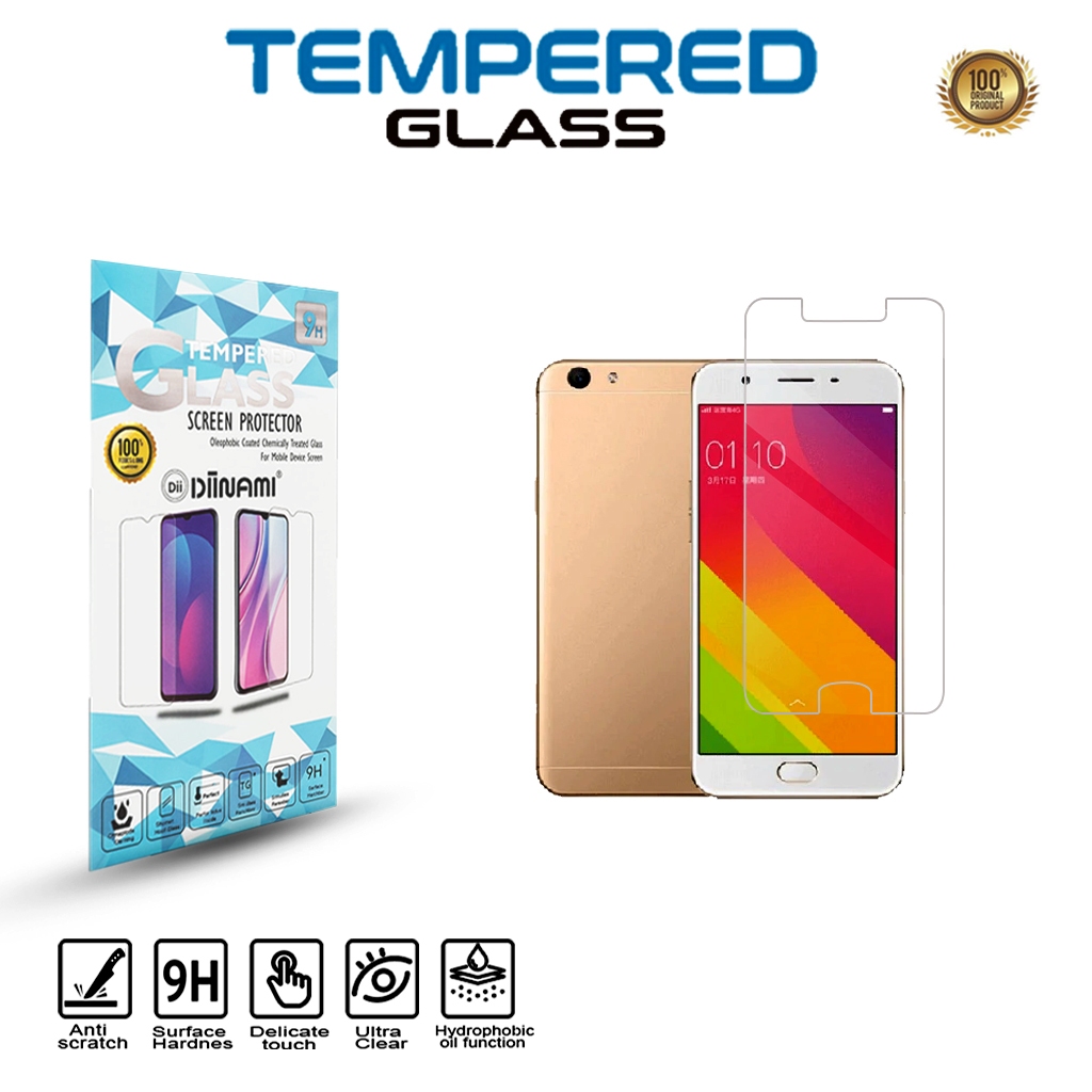 Tempered Glass Clear For Oppo F1S / Oppo A59 - Anti Gores Hp - Pelindung Layar Hp - Tempered Glass k
