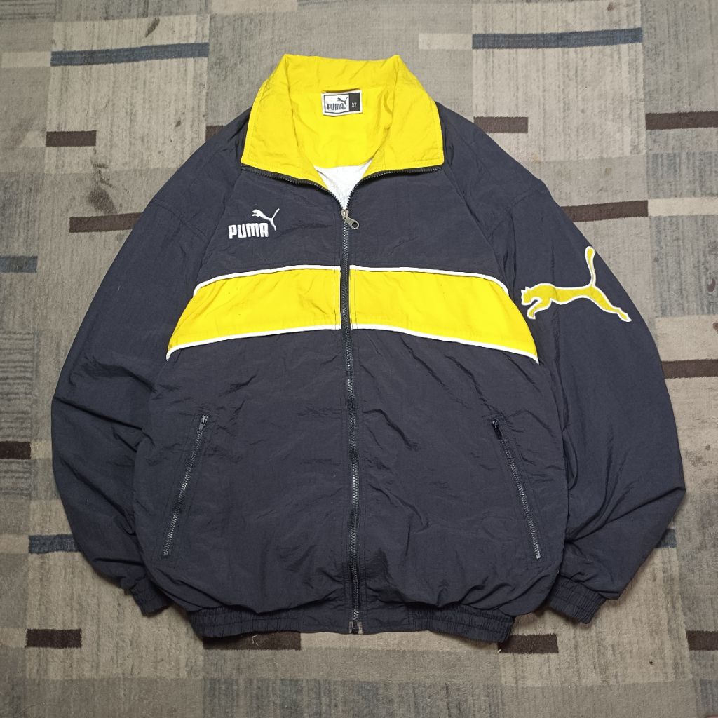Puma Windbreaker Jacket Vintage Colorblock