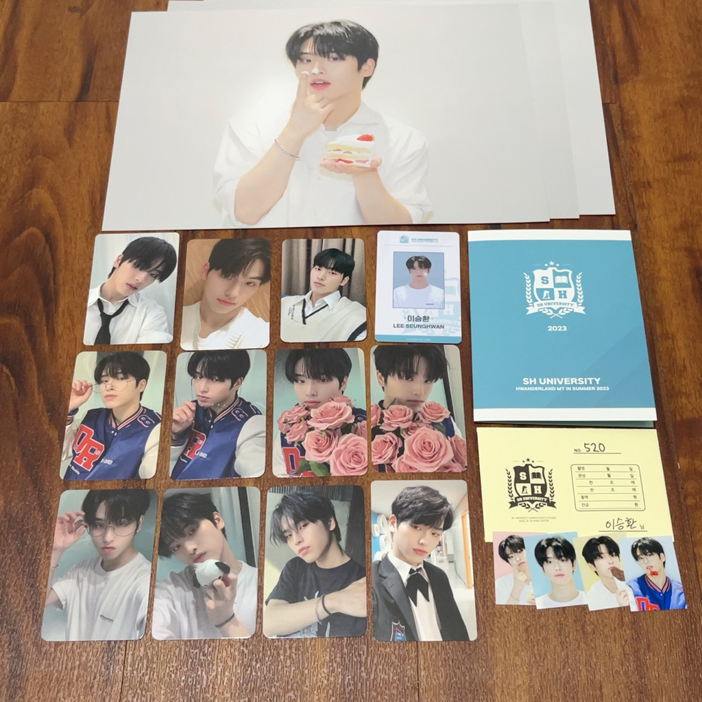 Lee seunghwan photocard HWANDERLAND MT IN SUMMER MD student id card t-shirt onlee olee pc poca photo