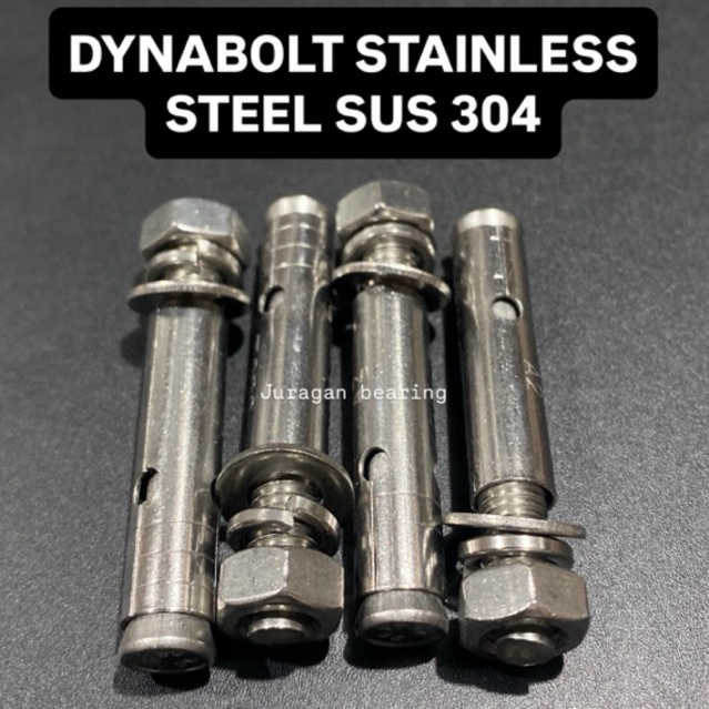 DYNABOLT STAINLESS M8x60 M8x70 ANTI KARAT SUS 304